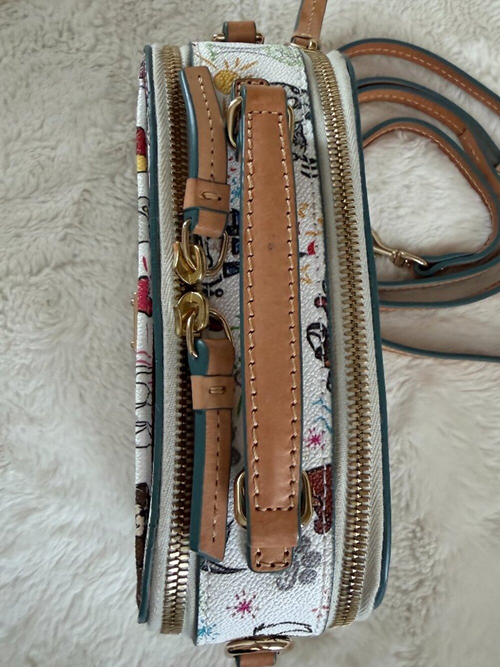 DOONEY BOURKE DISNEY PARKS DOGS AMBLER CROSSBODY BAG - Picture 11 of 16